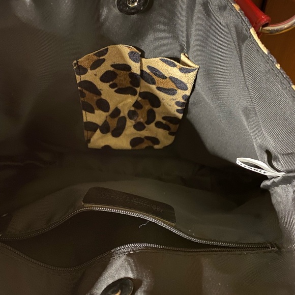 Maurizio Taiuti - Genuine leather - Leopard Print-Glitter tote bag - Picture 4 of 5
